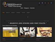 Tablet Screenshot of designharvey.com
